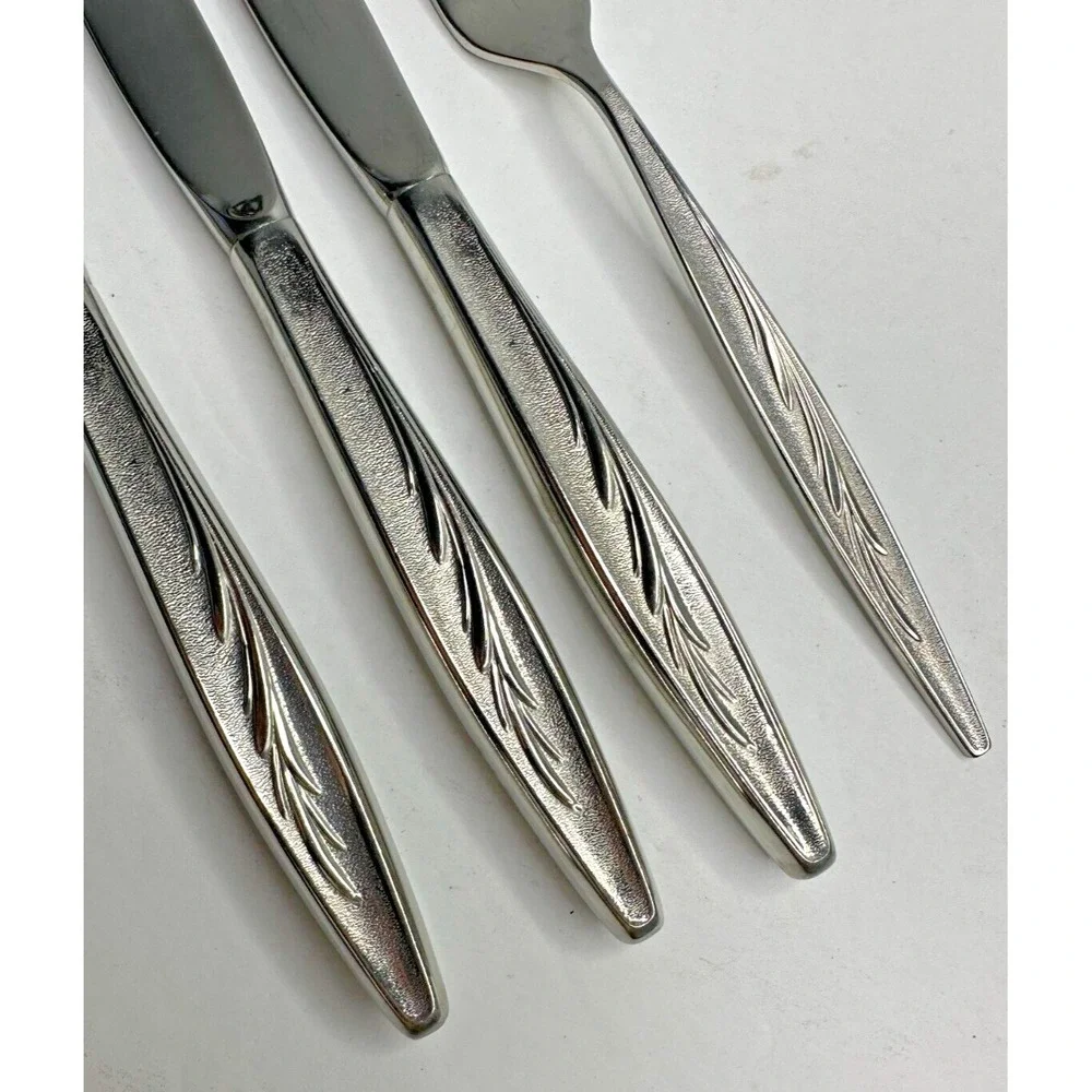 1847 Roger Bros Sea Island Stainless Flatware Silverware 4 pc Fork Knife